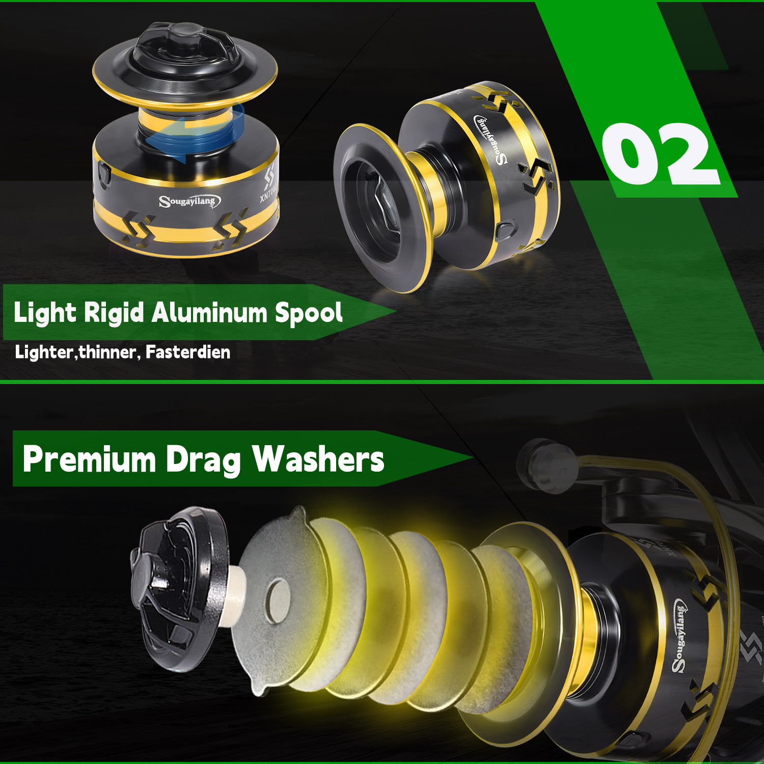 Sougayialng Spinning Fishing R - огляд і ціна Fishing Line Spooler