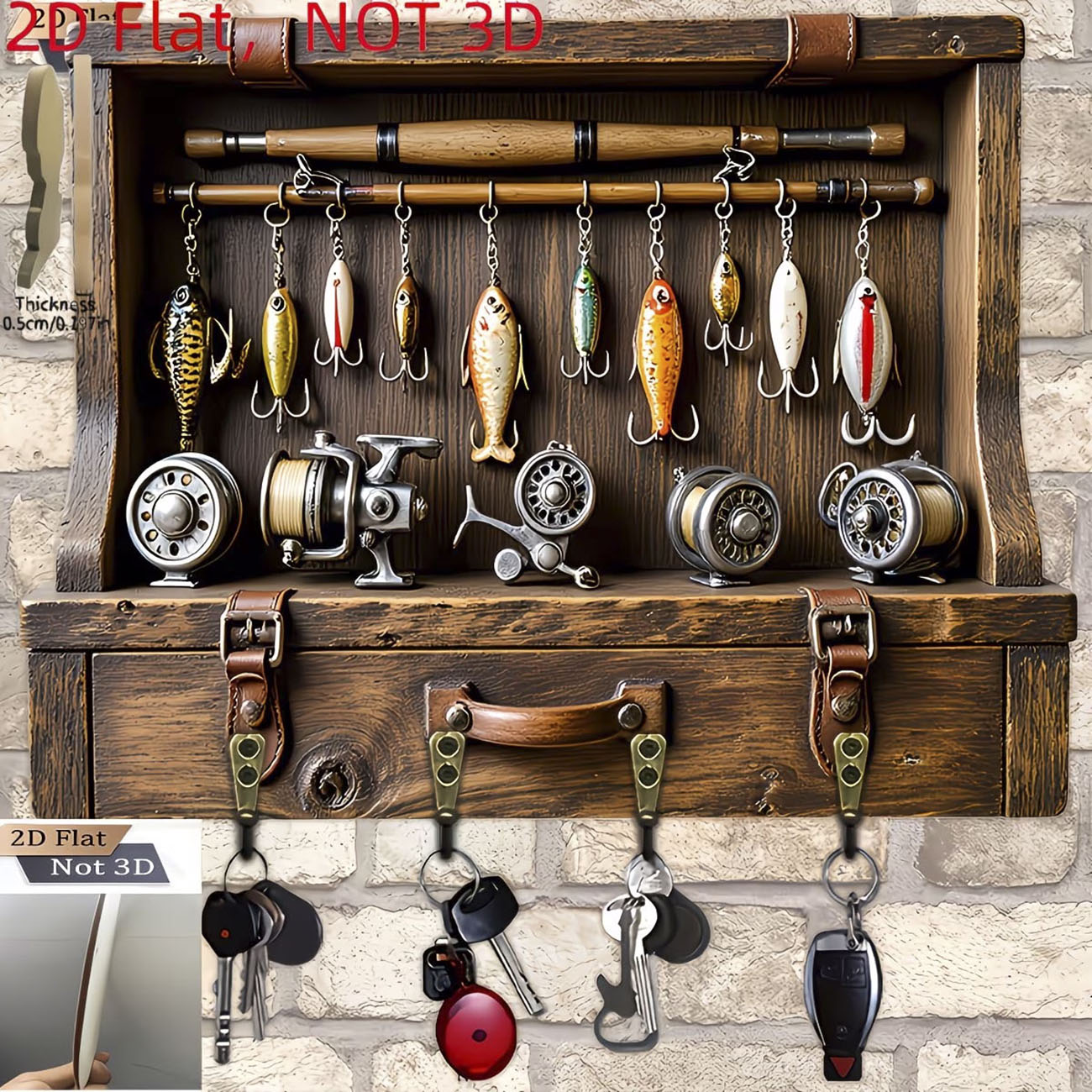 Vintage Fishing Lure Key Hange - огляд і ціна Fishing Line Spooler