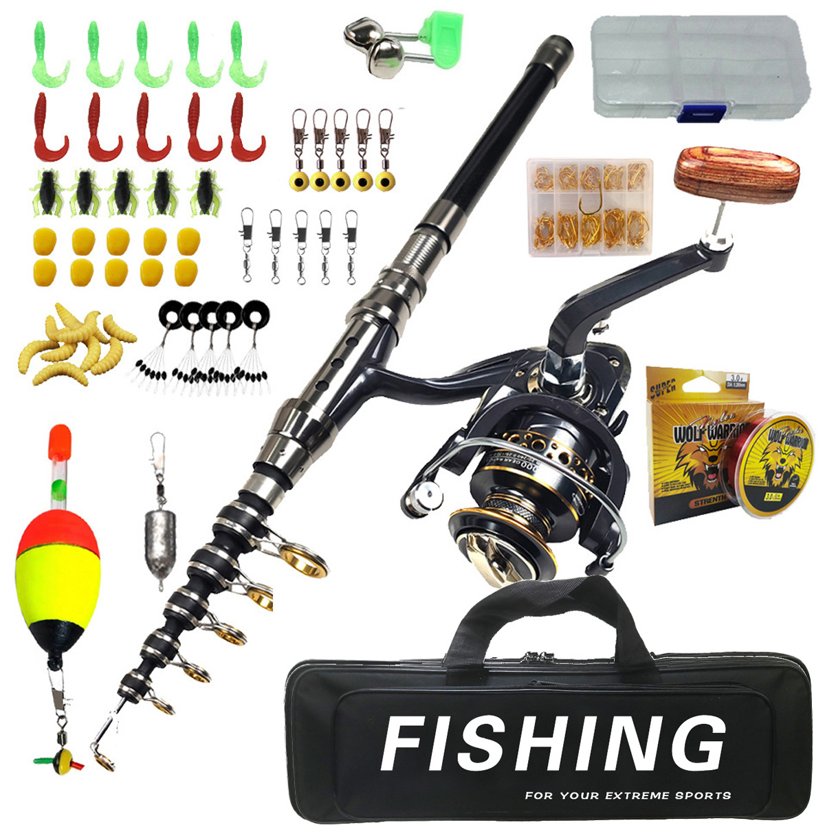 1.8m-3m Fishing Rod Set Long C - огляд і ціна Saltwater Line